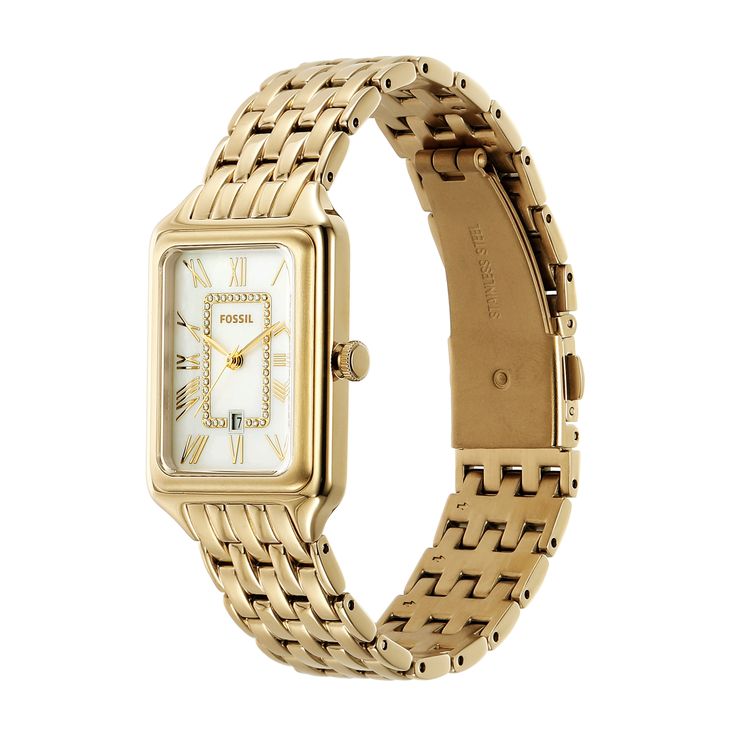 Élégance Dorée – Montre Femme Luxe Rectangulaire