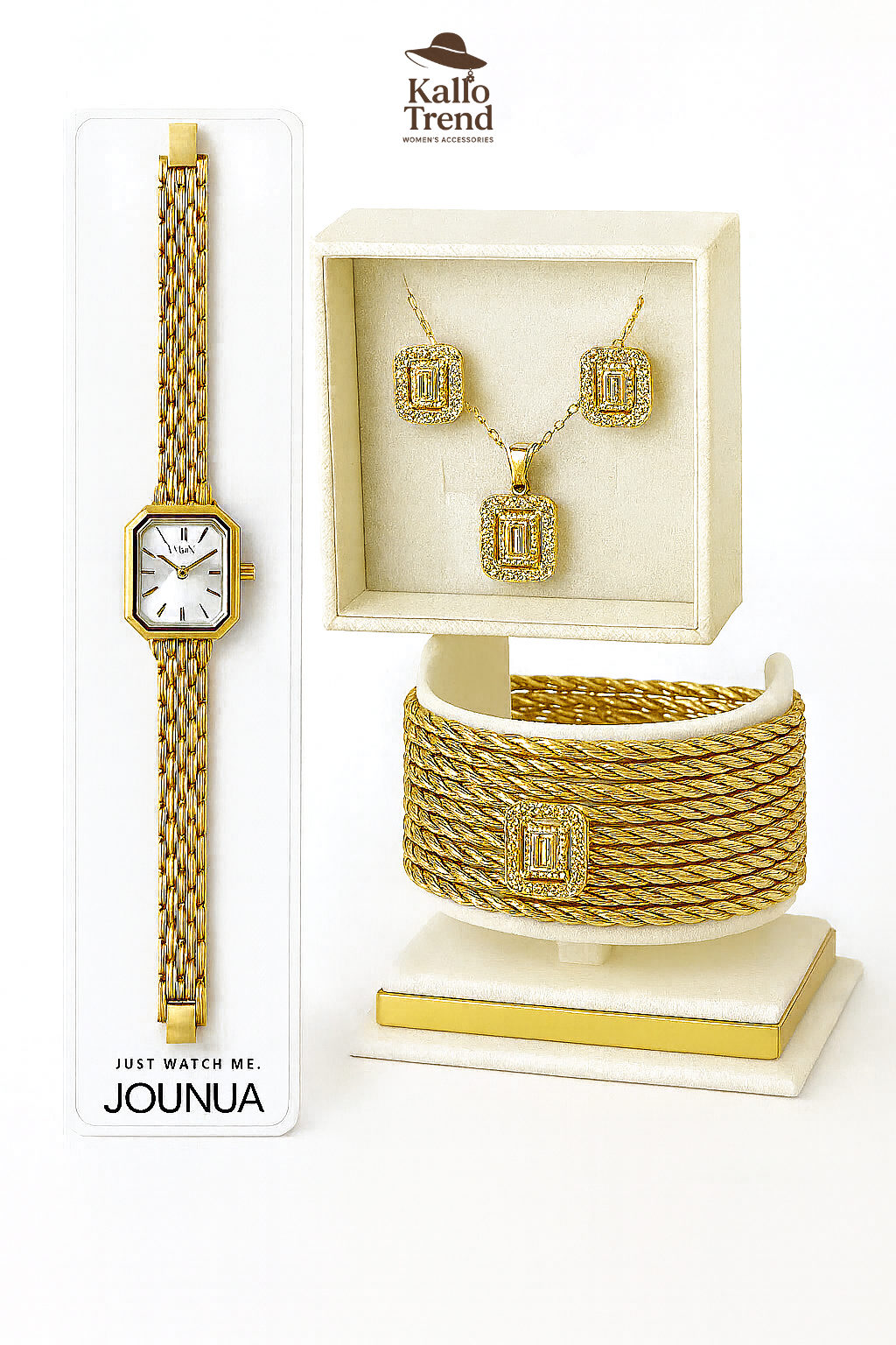 Elegant Plackior Women’s Accessory Set