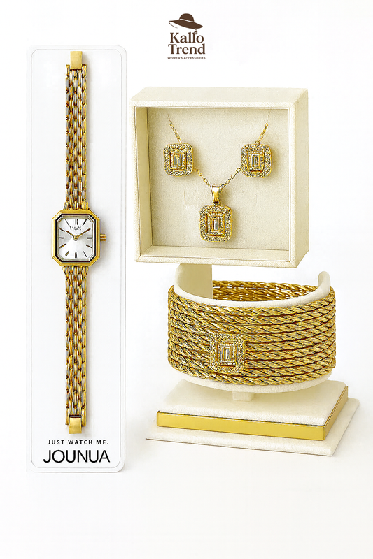 Elegant Plackior Women’s Accessory Set